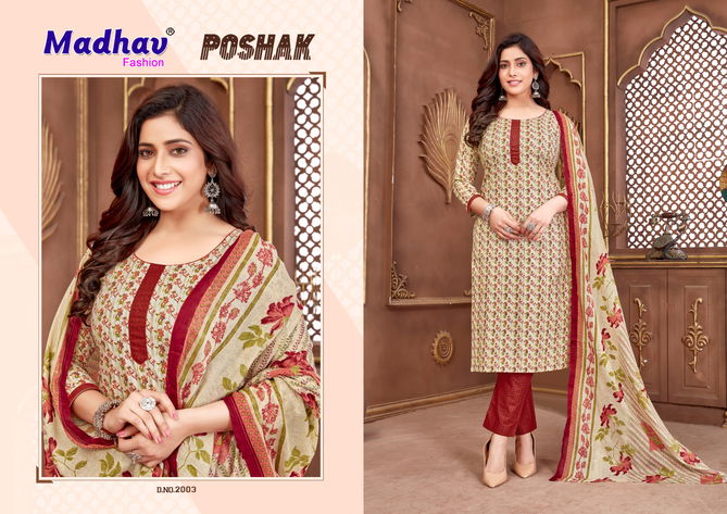 Madhav Poshak Vol 2 Printed Cotton Dress Material Wholesale Market In Surat
